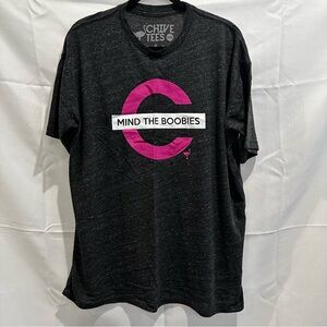 Chive Tees Black and Pink Graphic T-Shirt